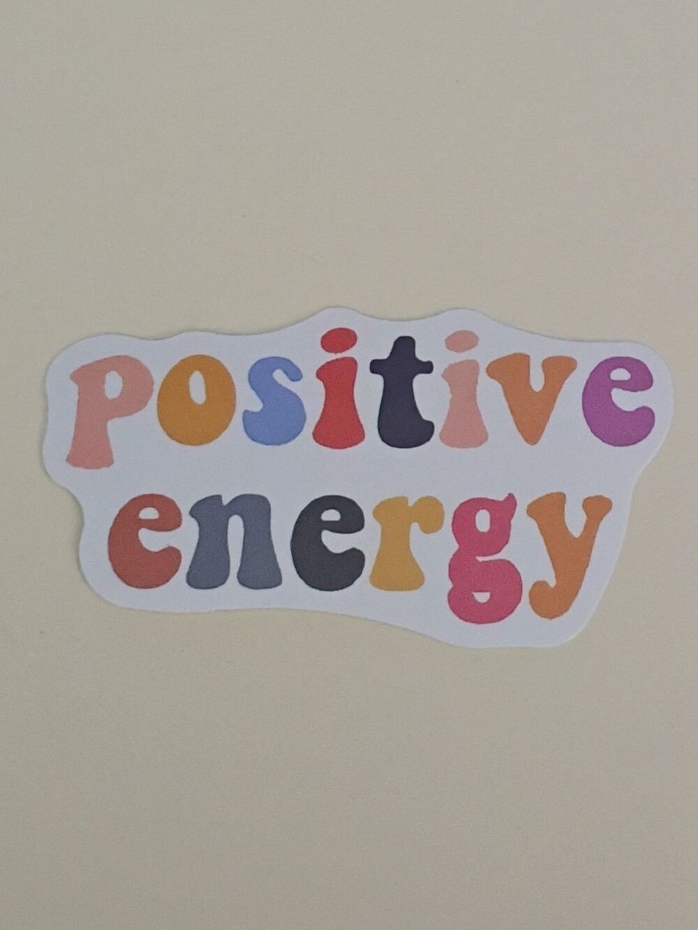 10/$10 Stickers - Positive Energy - Multicolored Lower Case Letters